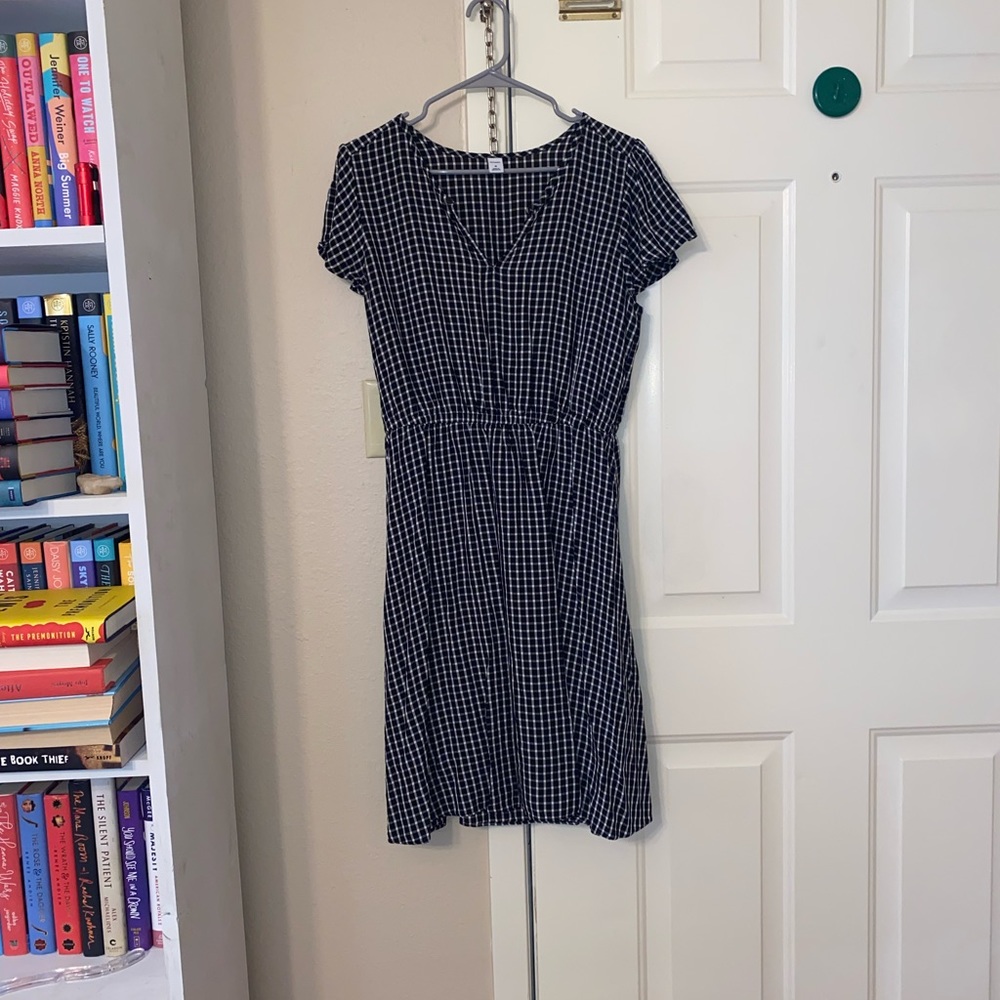 Black and White Checkered Old Navy Dress